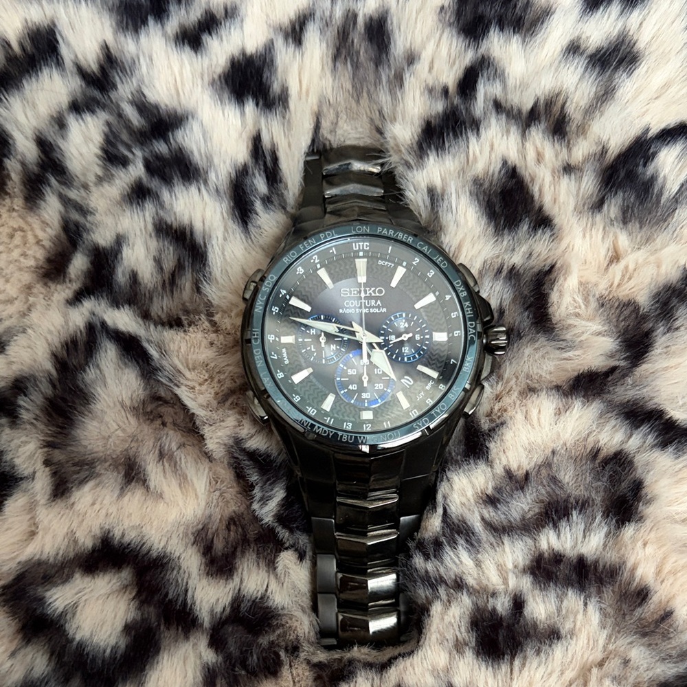 Seiko Coutura Dark Gray Watch